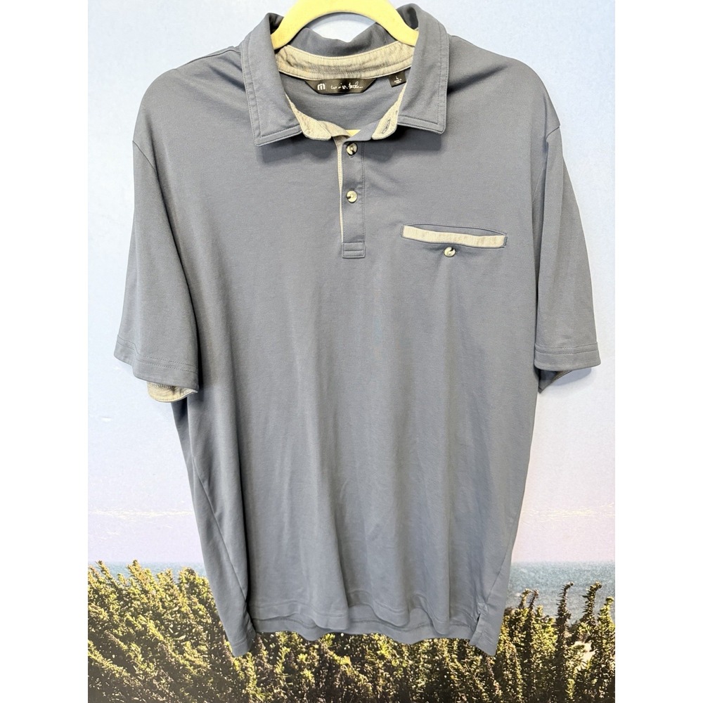 Travis Mathew Short Sleeve Pocket Polo Shirt Men's‎ Size Large